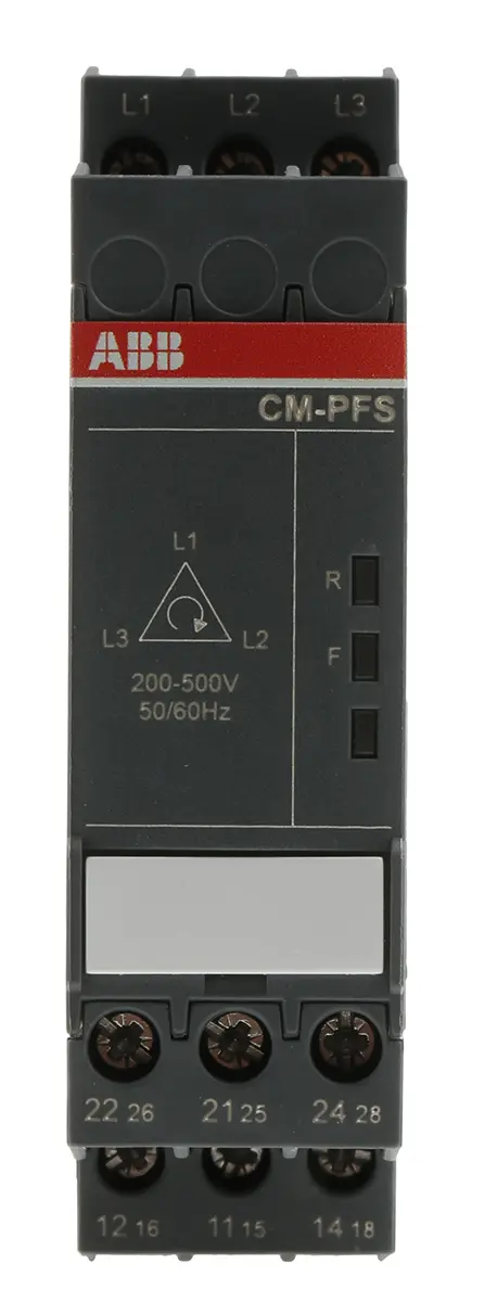 ABB CM-PFS Überwachungsrelais 3-phasig, 2-poliger Wechsler DIN-Schienen