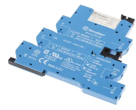 Produktfoto 1 von Finder 39 Interface Relais 60V ac/dc, 1-poliger Umschalter DIN-Hutschiene