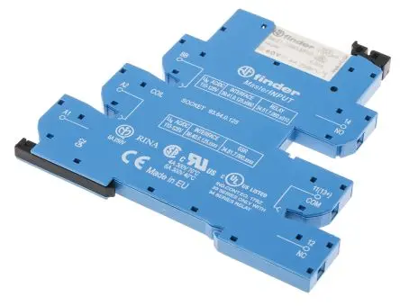 Produktfoto 1 von Finder 39 Interface Relais 125V ac, 1-poliger Umschalter DIN-Hutschiene