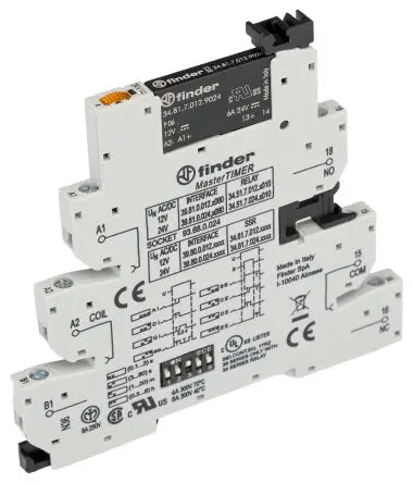 Produktfoto 1 von Finder Halbleiter-Interfacerelais DIN-Hutschiene Schraube