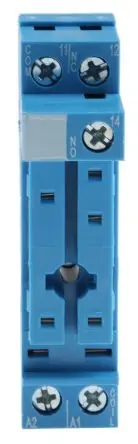 Produktfoto 1 von Finder Relaissockel zur Verwendung mit Relais der Serie 40.31 95, 5 -Kontakt, DIN-Hutschiene, 250V ac