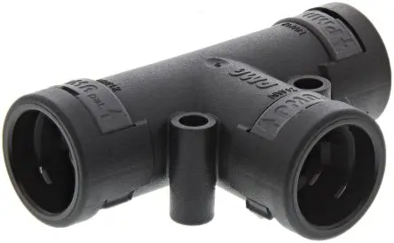 Produktfoto 1 von PMA BVTD-GT Polyamid 6 Kabelrohr Befestigung Kabelrohr NW12 x 3 Schwarz Natur-Finish IP66