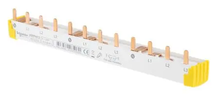 Produktfoto 1 von Schneider Electric, Acti9 Reihe Stromschiene, 4 -phasig, 415 V ac 100A, 18 mm Raster, Acti9 Reihe