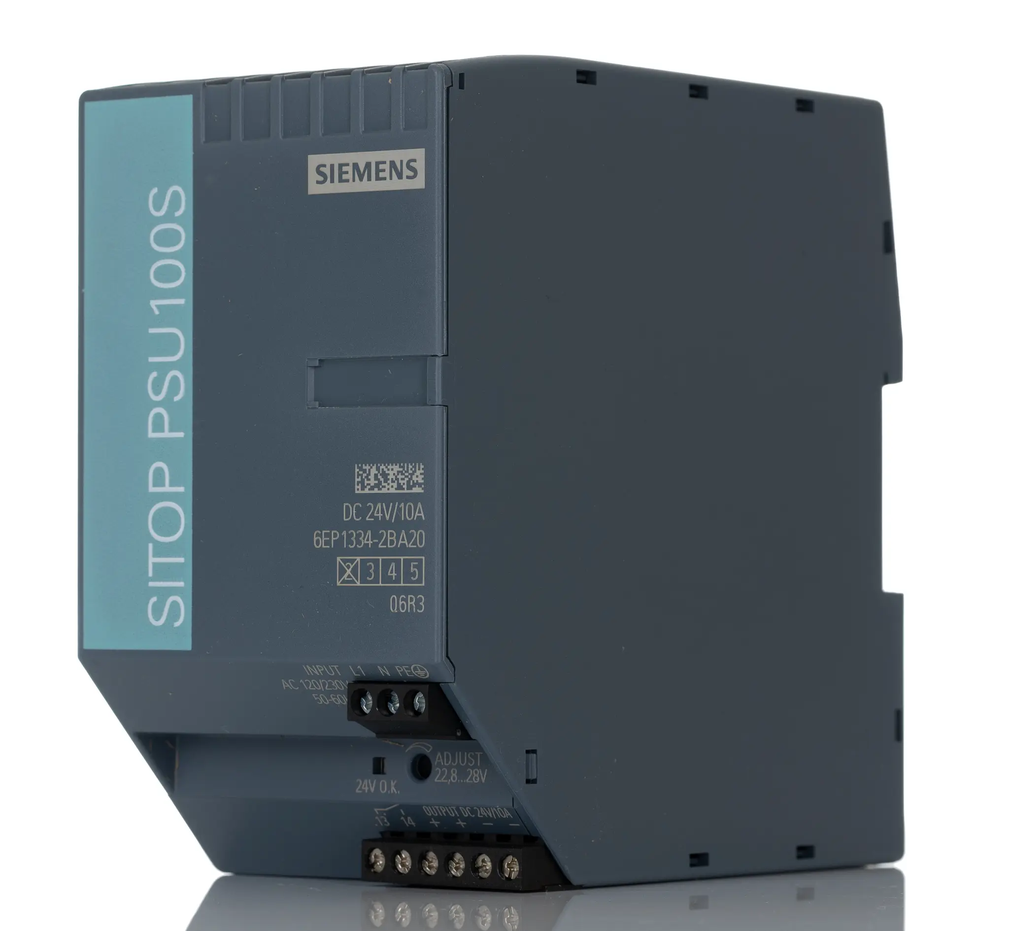 Produktfoto 1 von Siemens SITOP PSU100S DIN-Schienen Netzteil Getaktet 24V dc / 10A 288W 170 → 264V ac
