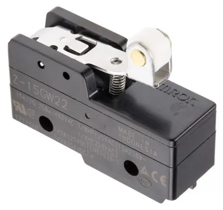 Produktfoto 1 von Omron Z Endschalter, Rollenhebel 1-poliger Umschalter, IP00, Duroplastisches Harz 500V