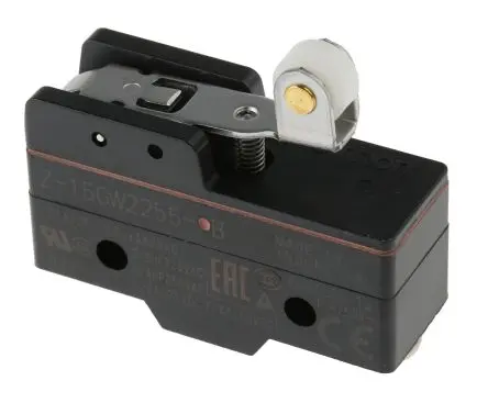 Produktfoto 1 von Omron Z Endschalter, Rollenhebel 1-poliger Umschalter, IP62, Duroplastisches Harz 500V ac 15A