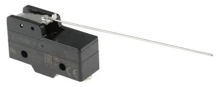 Produktfoto 1 von Omron Z Endschalter, Hebel 1-poliger Umschalter, IP00, Duroplastisches Harz 500V ac 15A