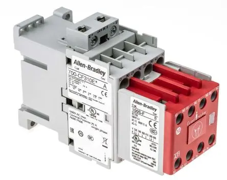 Produktfoto 1 von Allen Bradley 700S-CF Schütz 24V dc-Spule, 8-polig, 690V ac / 25 A 24V dc 7.5 kW 3 Schließer, 1 Öffner Motorsteuerung,