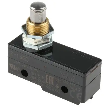 Produktfoto 1 von Omron Z Endschalter, Stößel 1-poliger Umschalter, IP00, Duroplastisches Harz 500V ac 15A