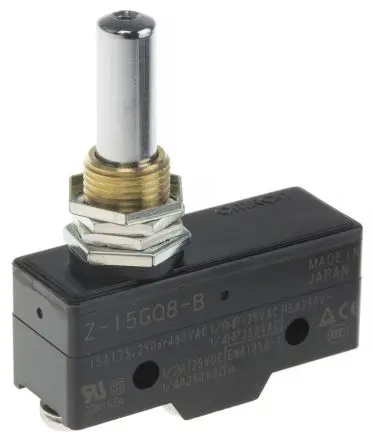 Produktfoto 1 von Omron Z Endschalter, Stößel 1-poliger Umschalter, IP00, Duroplastisches Harz 500V ac 15A