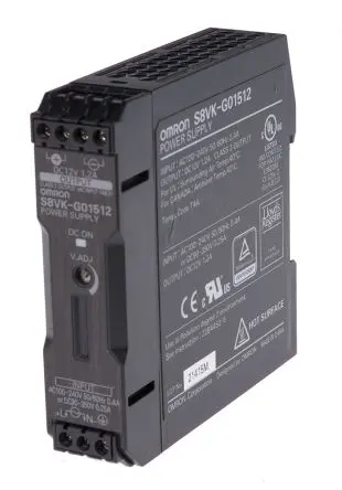 Produktfoto 1 von Omron S8VK DIN-Schienen Netzteil Geschalteter Modus 350 V dc, 240V ac Wechselstrom/Gleichstrom / 1.2 A 12V dc DC 15 W