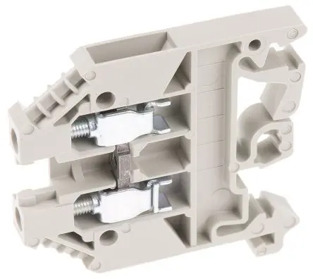 Produktfoto 1 von Wieland WK Anschlussklemmenblock für Durchkontaktierung 1 Grau, 0.5mm², 6 mm², 800V Schraubbefestigung ATEX