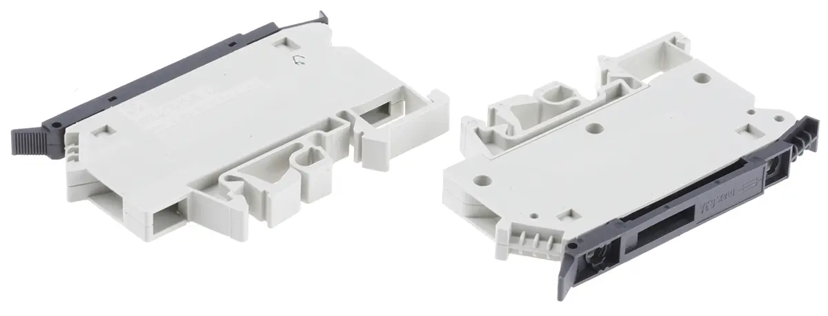 Produktfoto 1 von Wieland WK Reihenklemme mit Sicherungshalter 1 Grau, 10AWG, 22 AWG, 800V Schraubbefestigung Abgesichert