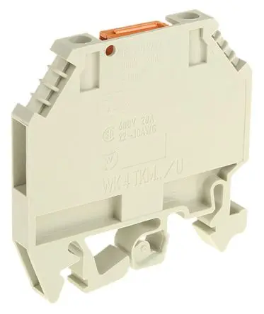 Wieland WK Trenn- und Messtrennreihenklemme 1 Grau, 0.5mm², 4 mm², 800V Schraubbefestigung ATEX