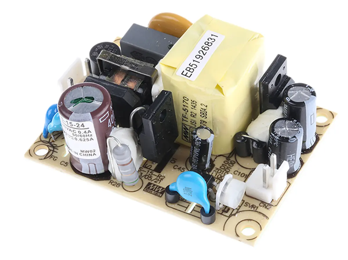 Produktfoto 1 von MEAN WELL EPS-15 Schaltnetzteil 1 24V dc 15 W, Fahrgestell 370 V dc, 264V ac