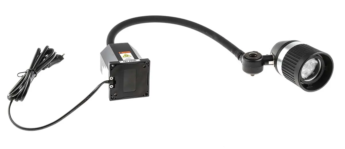 Produktfoto 1 von RS PRO LED Maschinenleuchte Flexibler Arm 500 lm / 3 W, 520mm 100 → 277 V ac, Schwanenhals