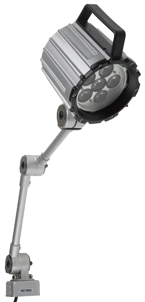 Produktfoto 1 von RS PRO LED Maschinenleuchte Schwenkarm / 12 W, 430 mm 24V ac/dc 430 mm Einstellbarer Arm