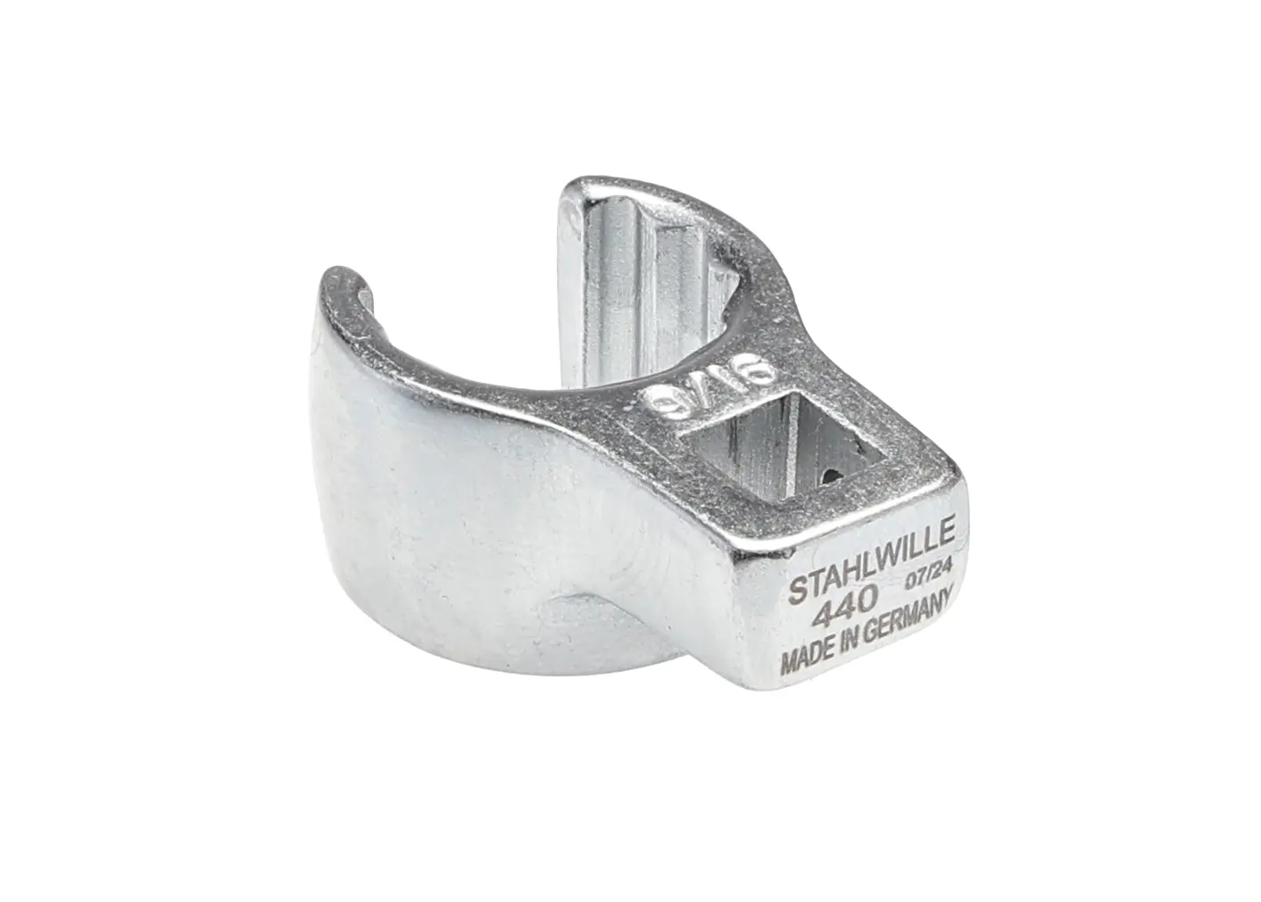 Produktfoto 1 von STAHLWILLE, 1/4 in Krähenfuß Schraubenschlüsselkopf, Chrom, 1/4 in