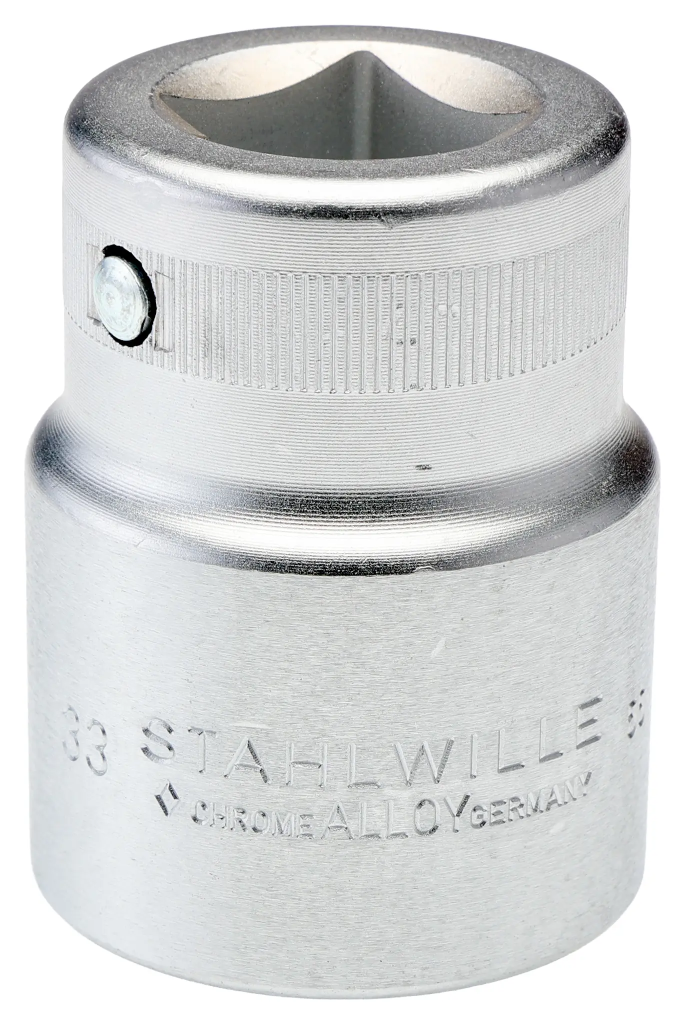 Produktfoto 1 von STAHLWILLE 3/4 in 6-Kant Buchse SW 33 mm Vierkant x 60 mm