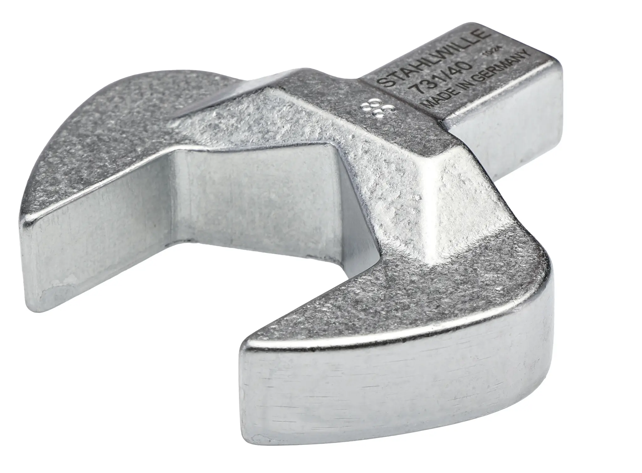 Produktfoto 1 von STAHLWILLE, 14 x 18 mm Gabelschlüsseleinsatz Schraubenschlüsselkopf, Chrom, 38 mm