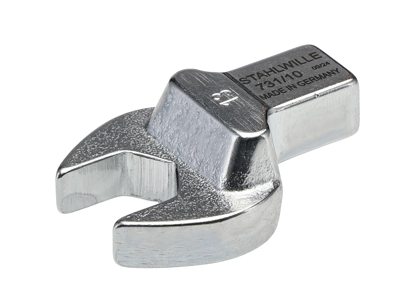 Produktfoto 1 von STAHLWILLE, 9 x 12 mm Gabelschlüsseleinsatz Schraubenschlüsselkopf, Chrom, 13 mm