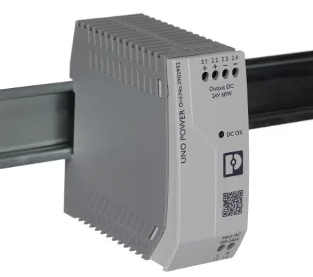 Produktfoto 1 von Phoenix Contact UNO POWER DIN-Schienen Netzteil Geschalteter Modus 264V ac AC / 2.5 A 24V dc DC 60 W