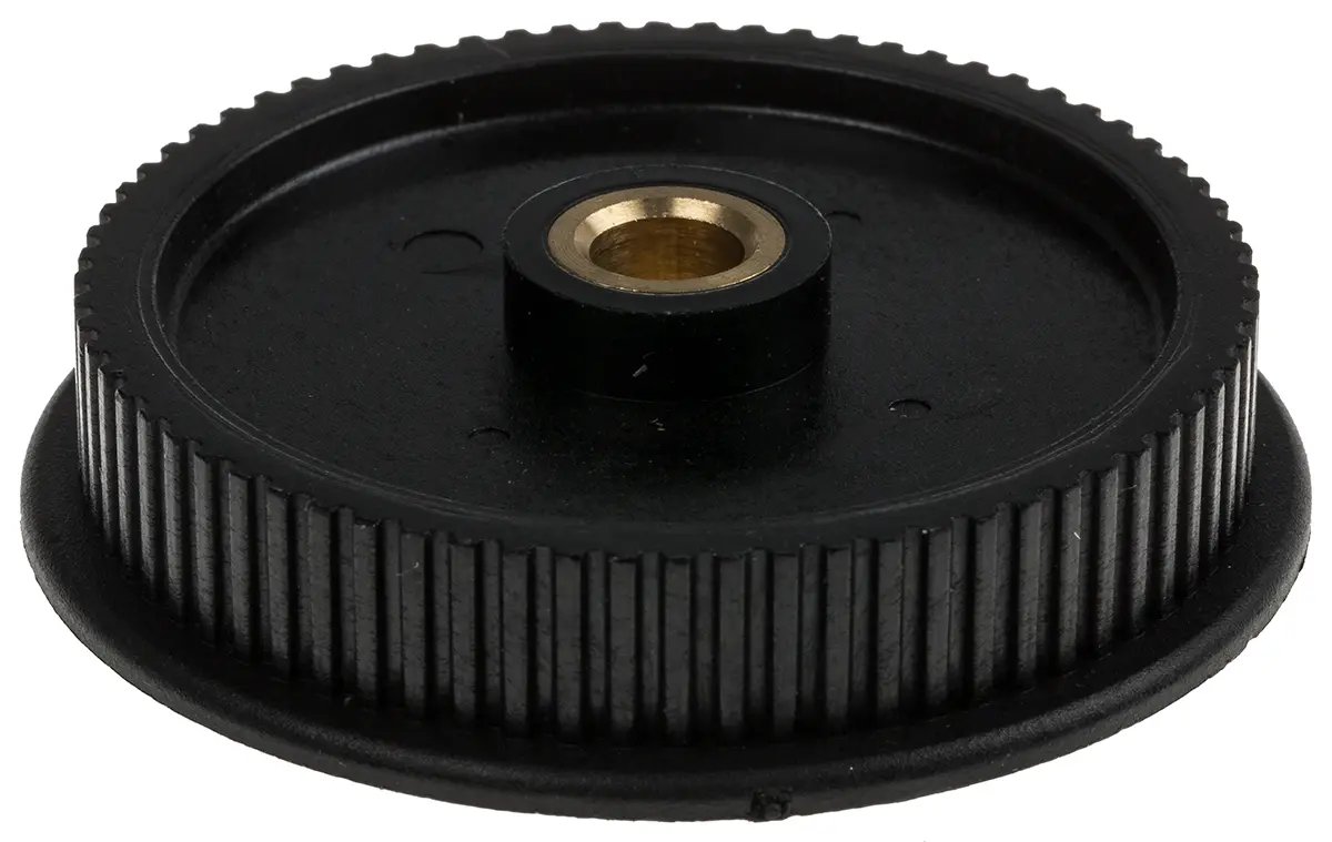 RS PRO GF Polycarbonat, Messing Zahnriemenscheibe 6 mm, 72 Zähne / Teilung 2 mm, Bohrung 6 mm