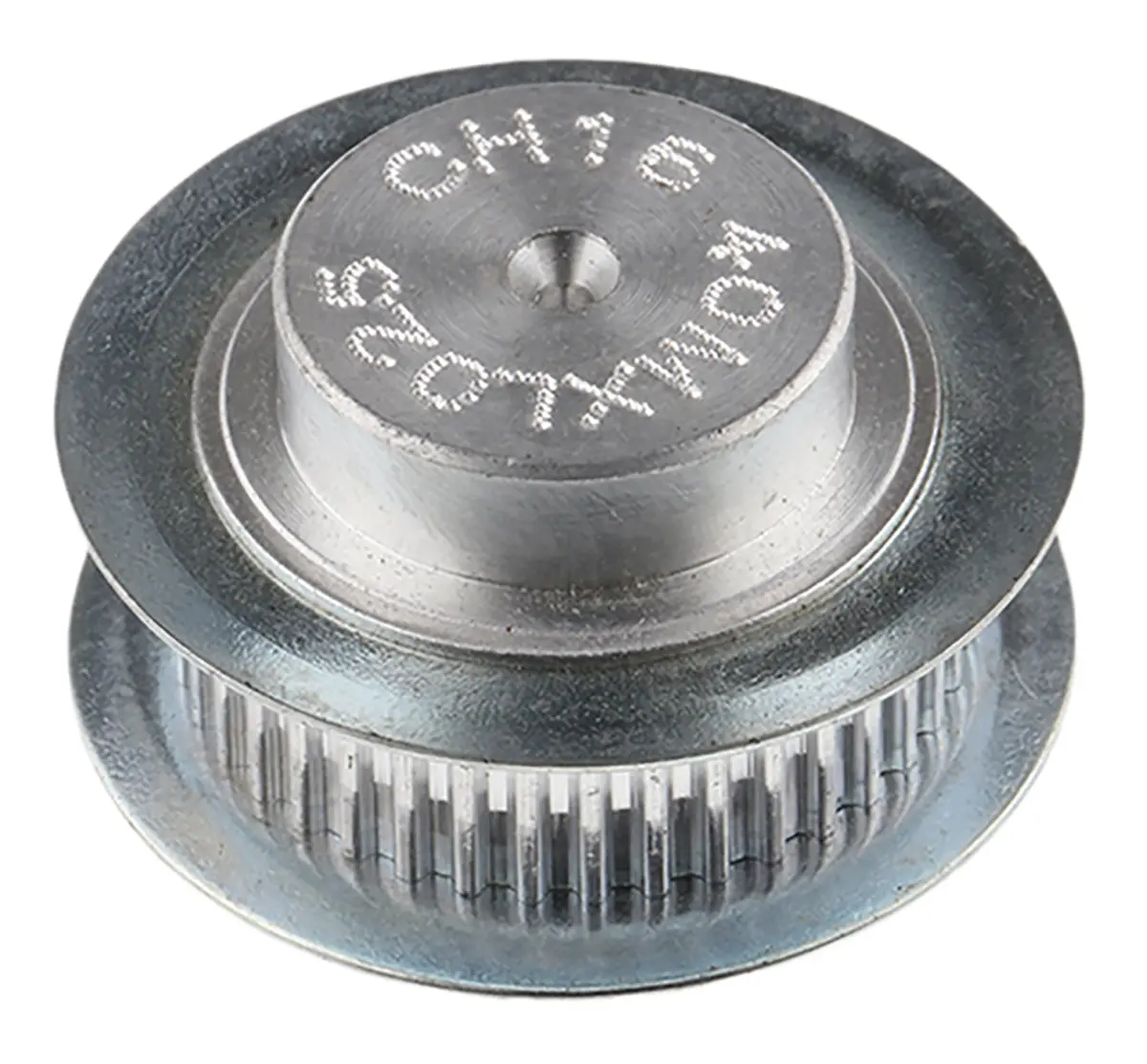 Produktfoto 1 von RS PRO Aluminium Zahnriemenscheibe 6 mm, 40 Zähne / Teilung 2 mm, Bohrung 4 mm