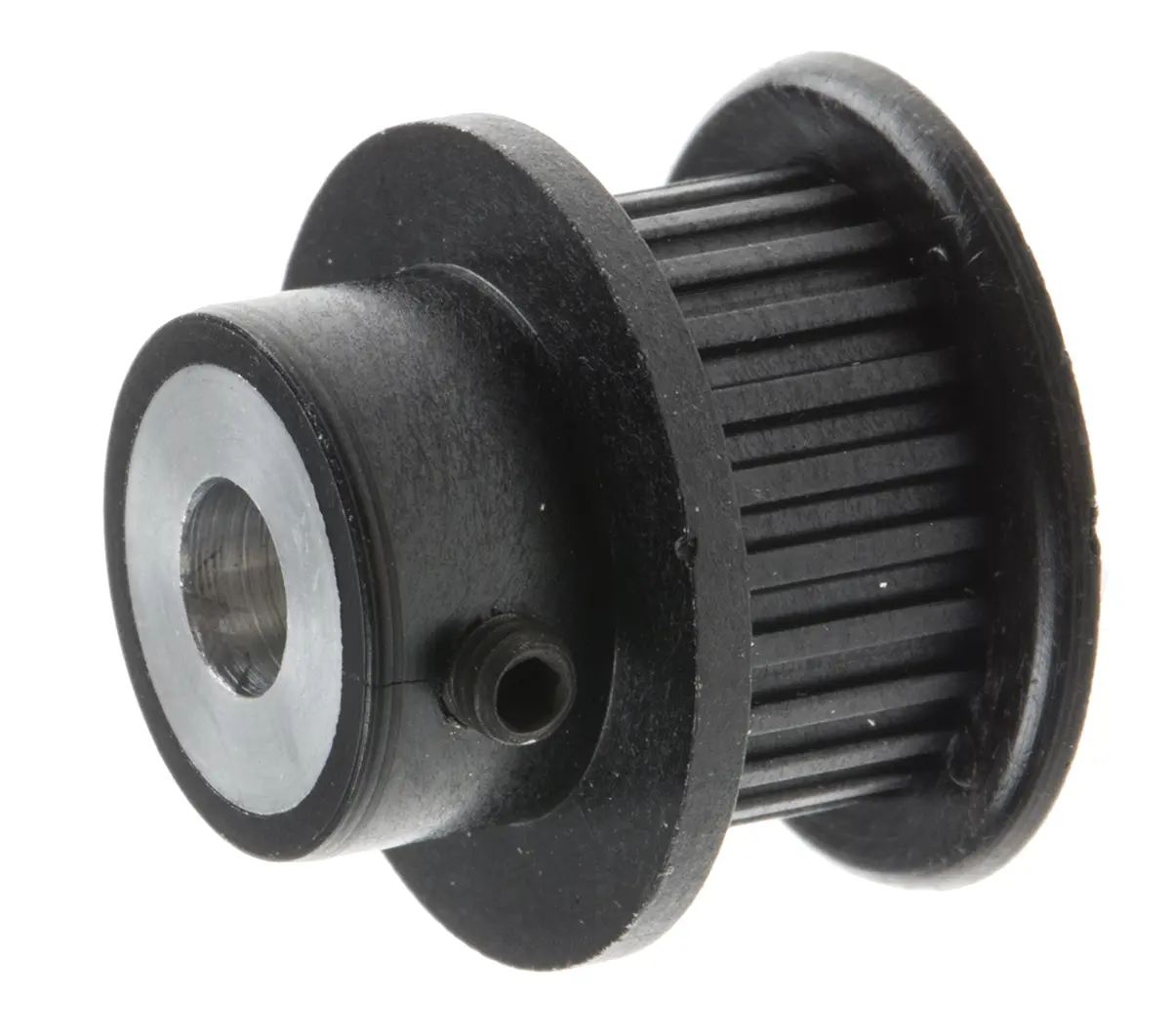 RS PRO GF Polycarbonat, Aluminium Zahnriemenscheibe 6 mm, 24 Zähne / Teilung 2 mm, Bohrung 5 mm