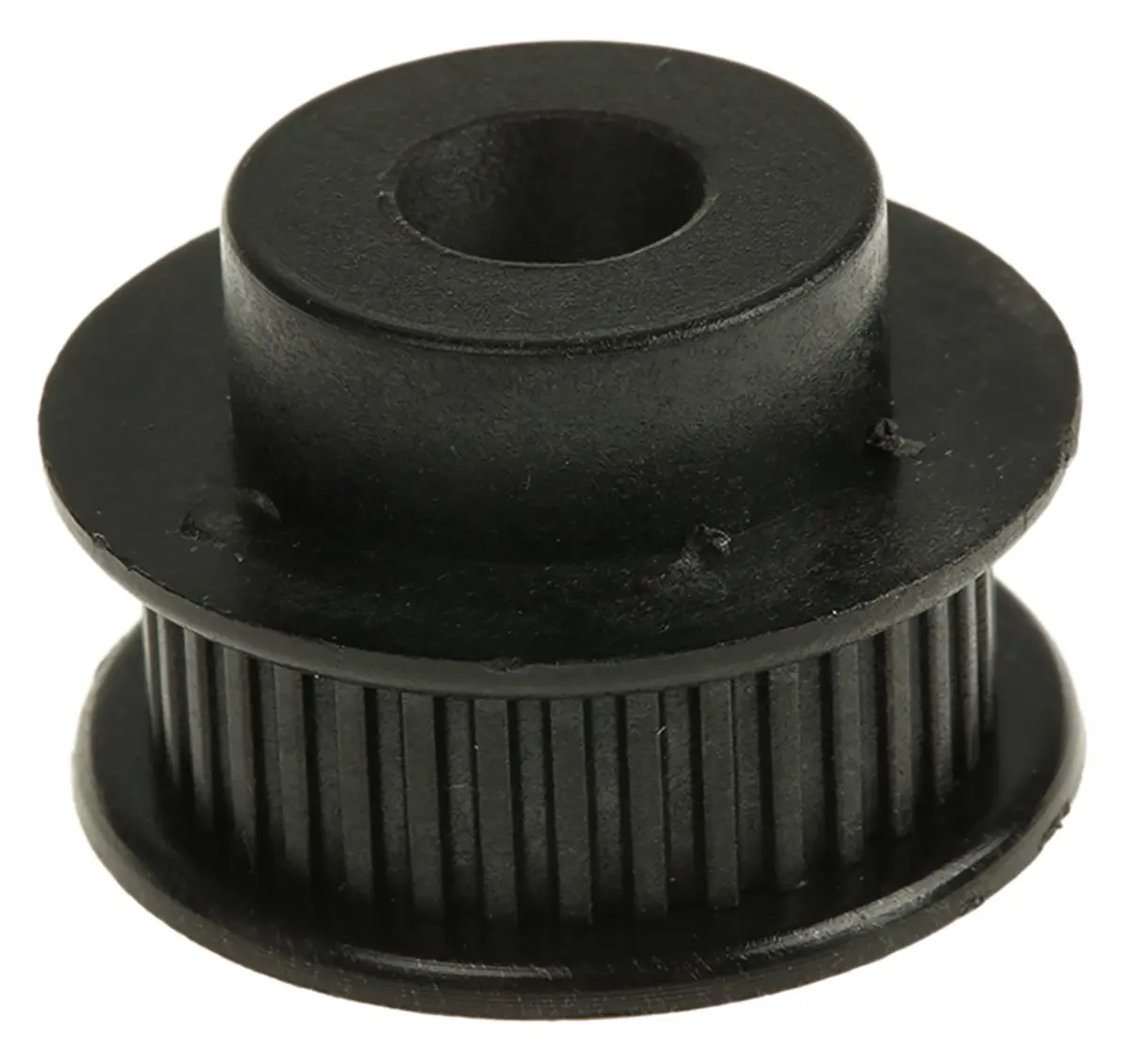 Produktfoto 1 von RS PRO GF Polycarbonat Zahnriemenscheibe 6 mm, 36 Zähne / Teilung 2 mm, Bohrung 8 mm