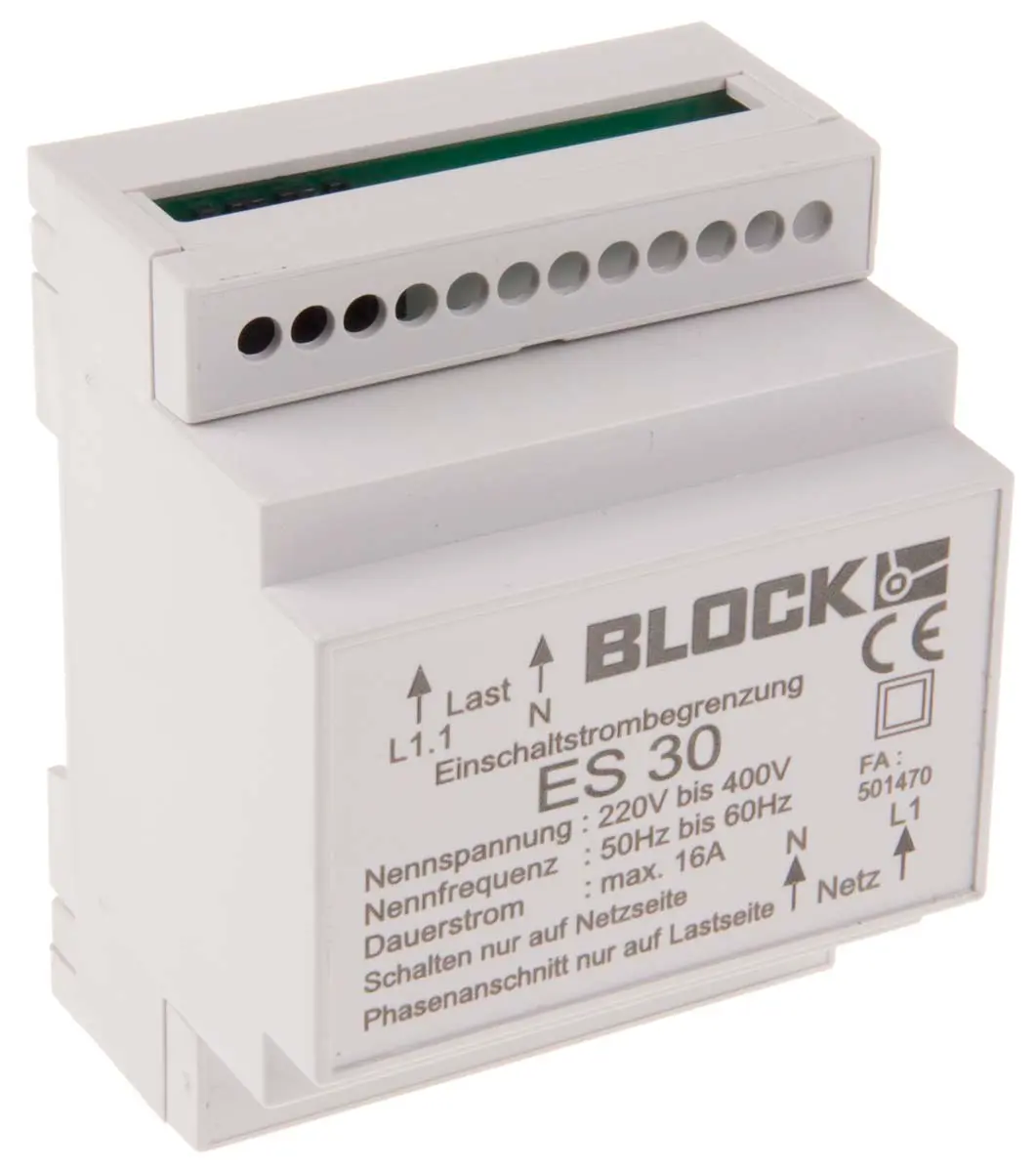 Produktfoto 1 von Block Netzspannungsstabilisator 220 V ac / 16 A, DIN-Hutschiene 60 Hz 40 °C