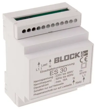 Produktfoto 1 von Block Netzspannungsstabilisator 220V ac / 16 A, DIN-Hutschiene 60 Hz 40 °C