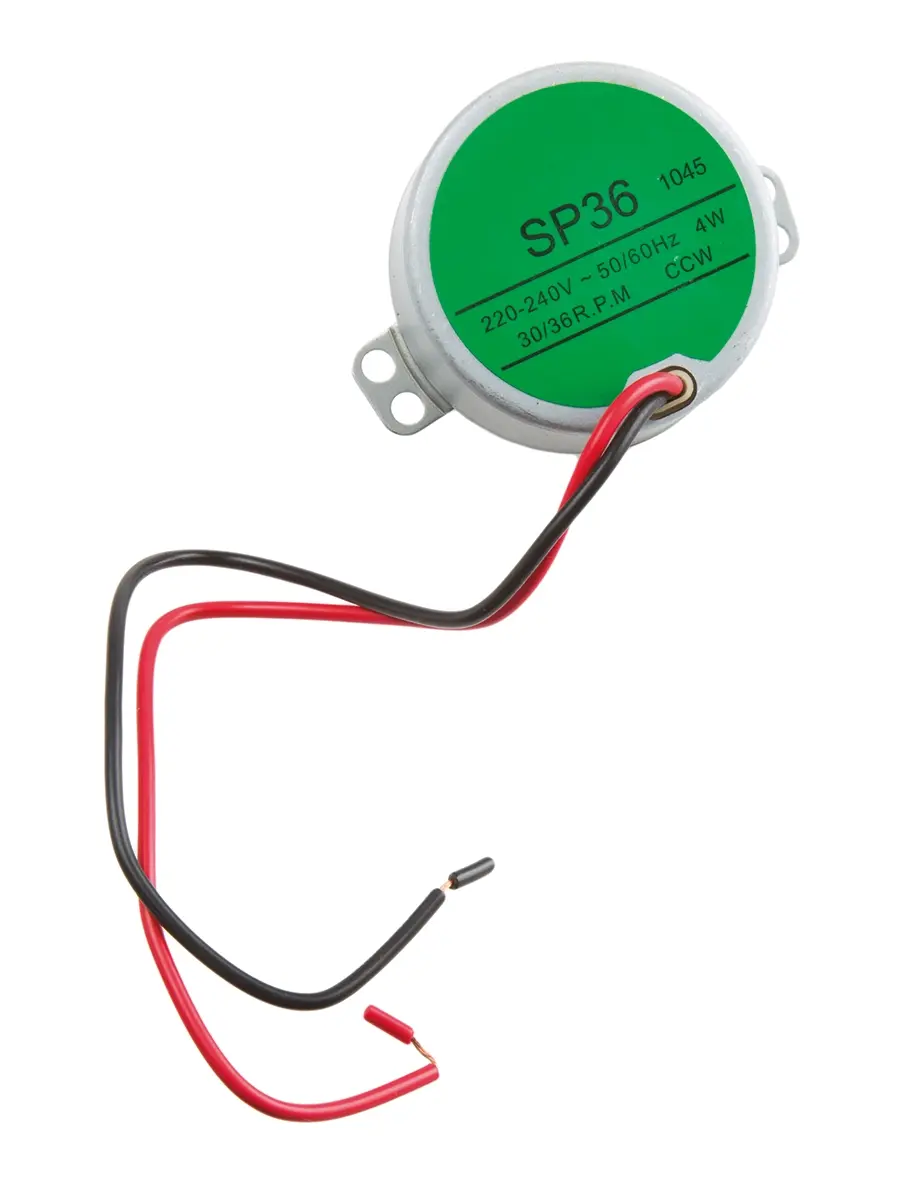 Produktfoto 1 von RS PRO SP, 1 AC-Getriebemotor Gegen den Uhrzeigersinn, 4 W 220/240 V Panel
