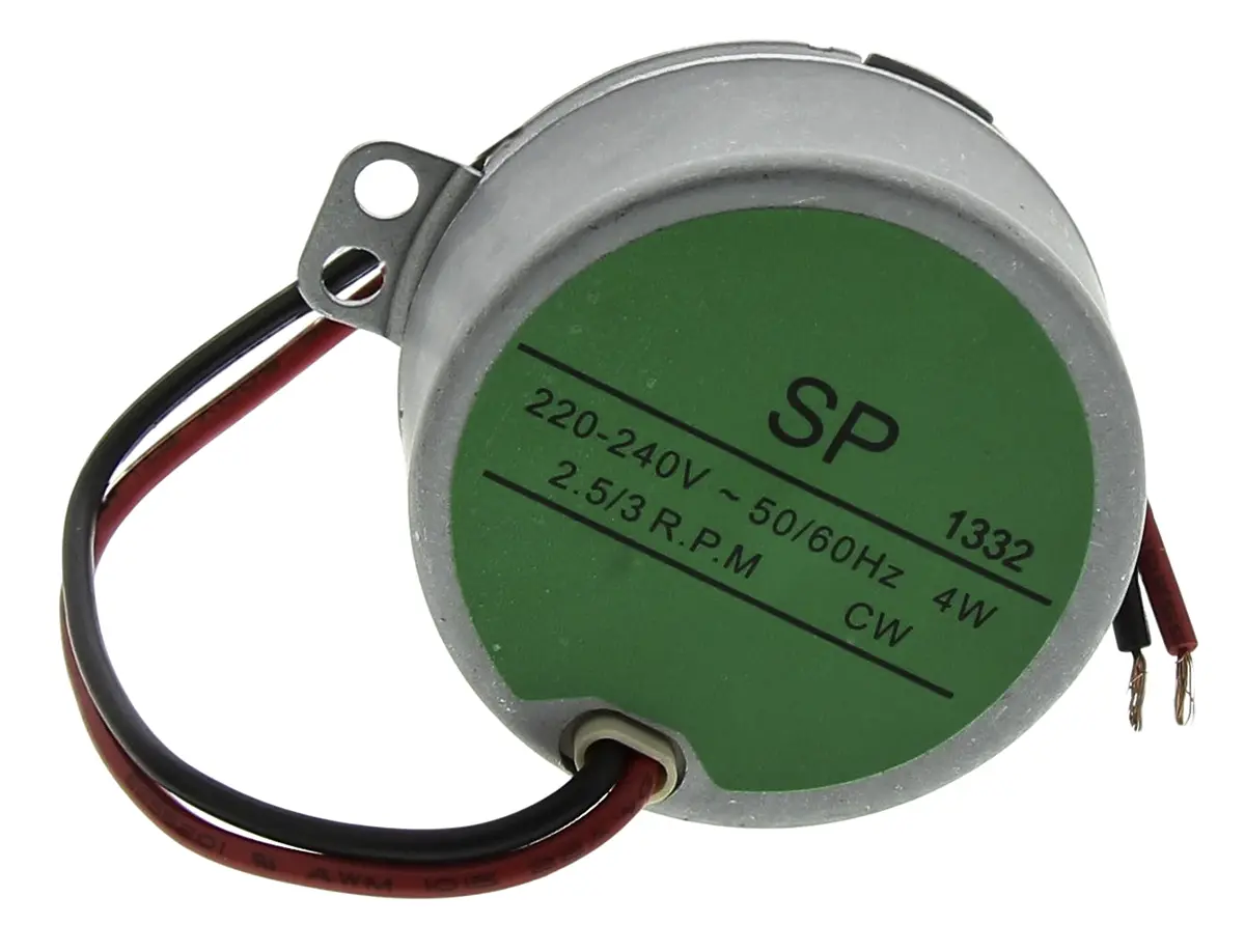 Produktfoto 1 von RS PRO SP, 1 AC-Getriebemotor Rechtsdrehend, 4 W 3 rpm 220/240 V Panel