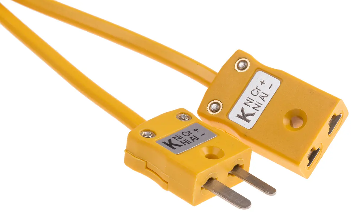 Produktfoto 1 von RS PRO Ungeschirmt 7/0,2mm PVC-isoliert Thermoelement-Verlängerungskabel für Thermoelement Typ K, L. 5m, max. +105°C
