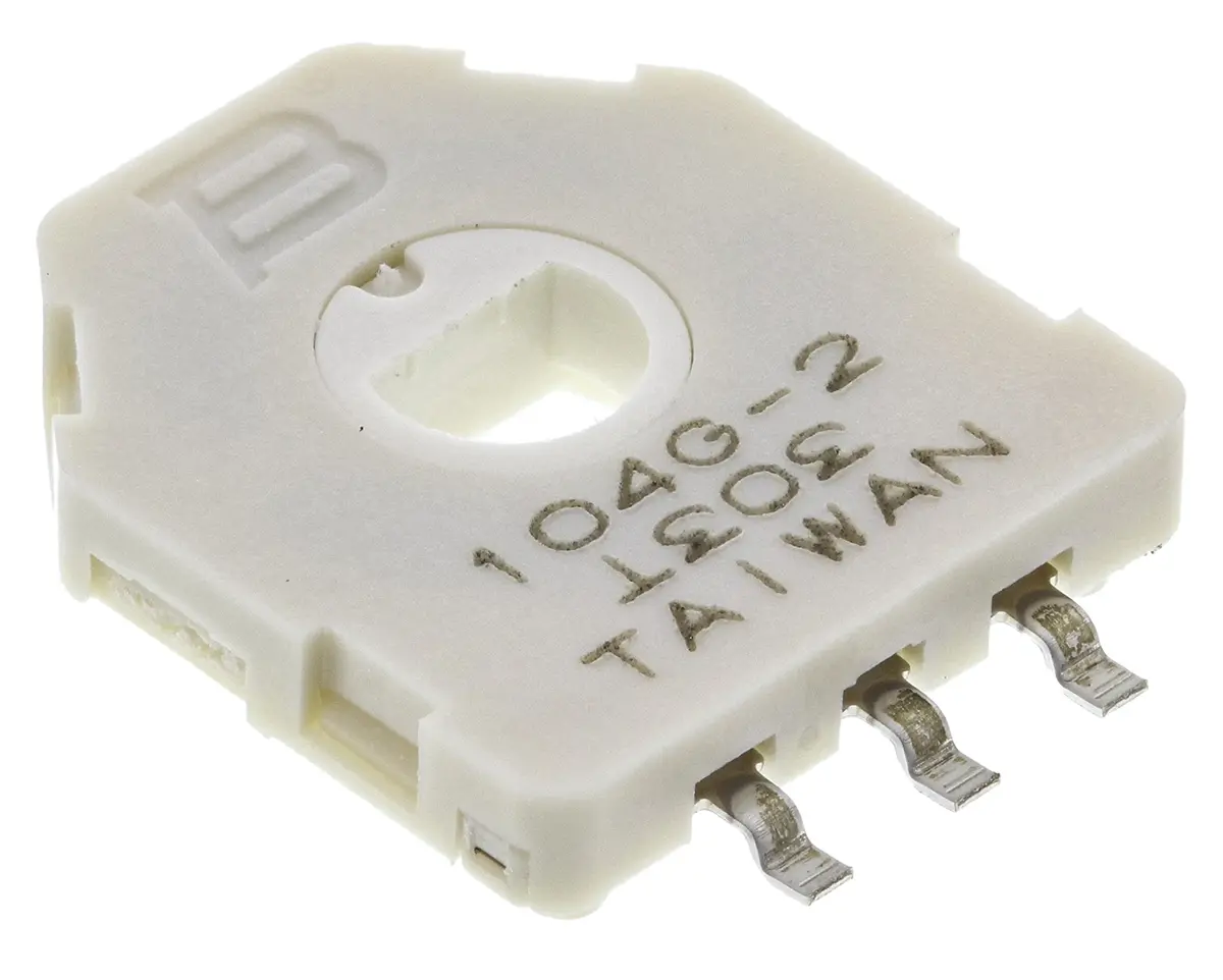 Produktfoto 1 von Bourns 3382 Oberfläche Drehen Potenziometer 100 kΩ 30 % / 0.05 W, Schaft-Ø 3.2 mm