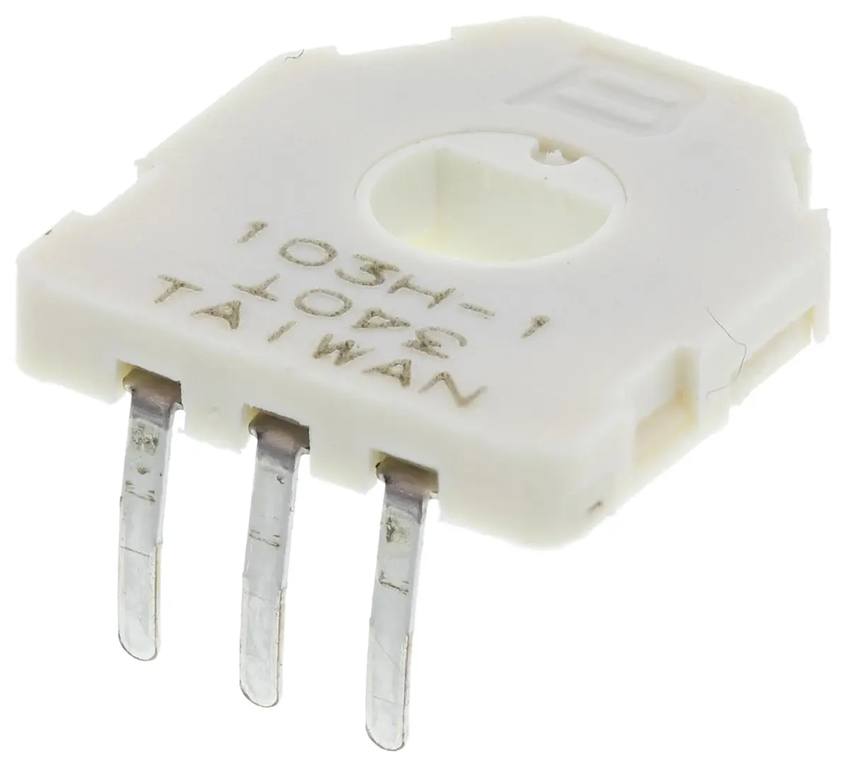 Produktfoto 1 von Bourns 3382 THT Potentiometer 10kΩ ±30% / 0.05W, Schaft-Ø 4 mm