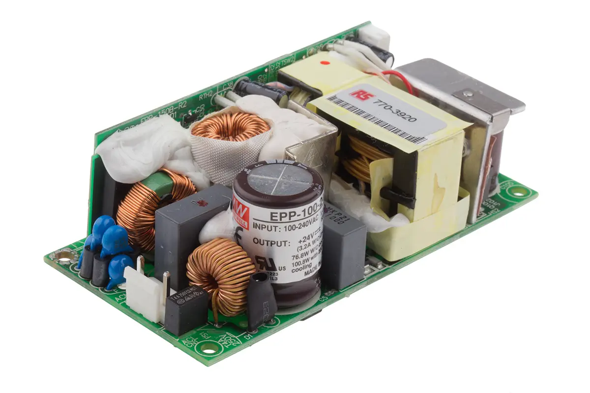 Produktfoto 1 von MEAN WELL EPP-100 Schaltnetzteil 1 24V dc 76.8 W, Fahrgestell 370 V dc, 264V ac