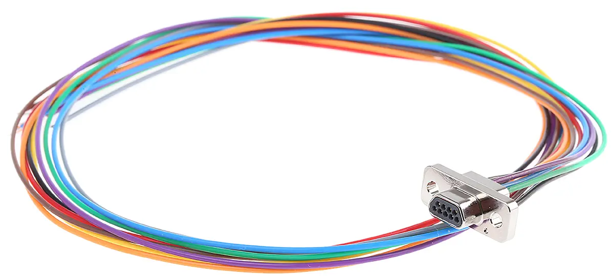 Produktfoto 1 von ITT Cannon MDM D-Sub-Steckverbinder Gerade, 9-polig 1.27 mm Raster, Kabel