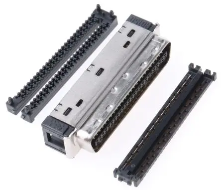 Produktfoto 1 von 3M 101 D-Sub-Steckverbinder D Gerade, 50-polig 1.27 mm Raster, Kabel
