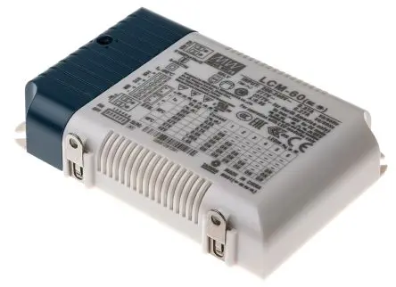 Produktfoto 1 von MEAN WELL LED-Treiber, 60.3 W 180 V ac, 295 V ac, 254V dc, 417 V dc LED-Treiber 700mA, Ausgang 2V, 90 V 1 bis 10 V,