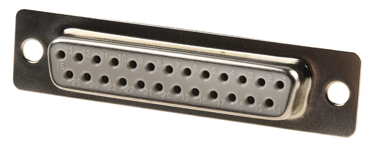 Produktfoto 1 von Wurth Elektronik 618 D-Sub-Steckverbinder B Gerade, 25-polig, Kabel