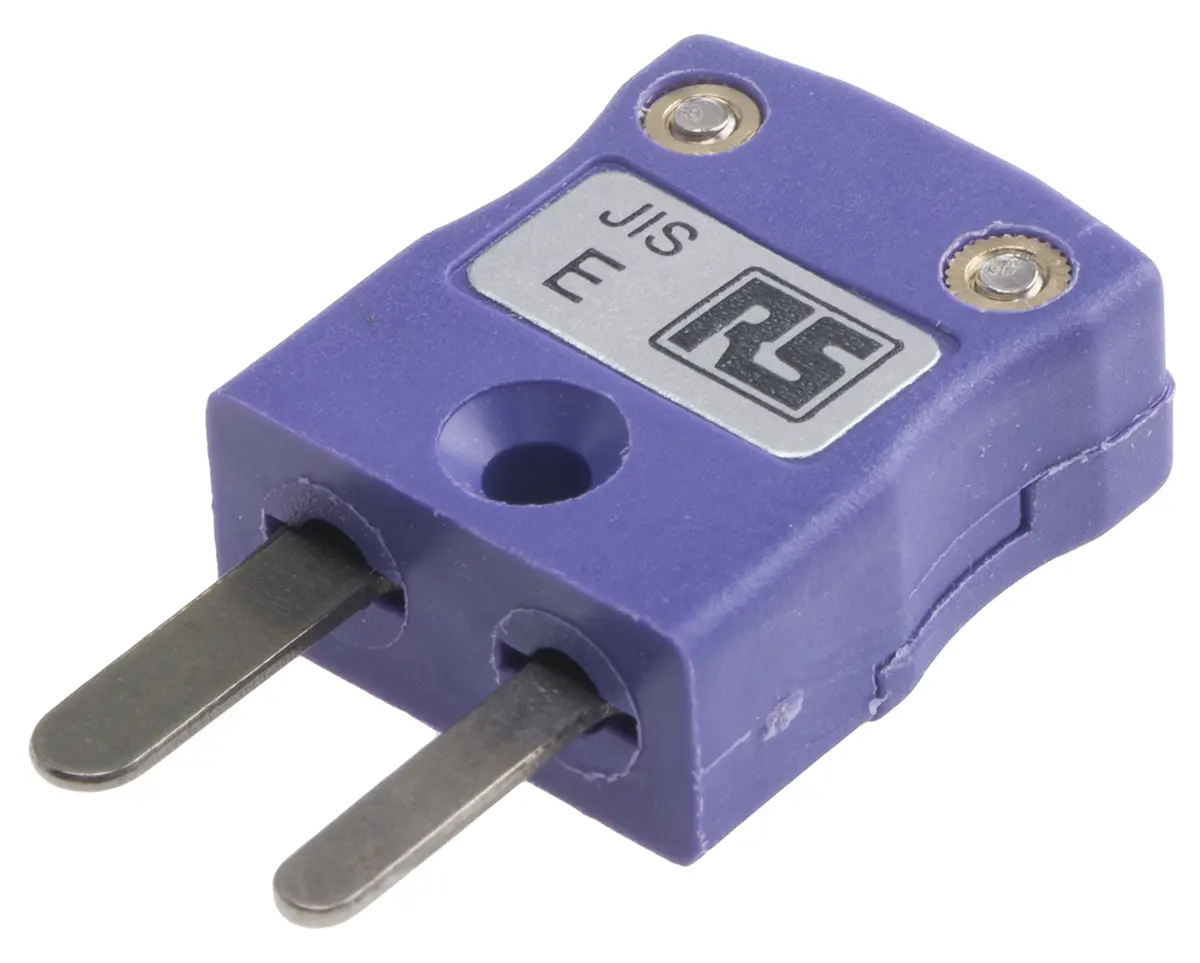 Produktfoto 1 von RS PRO Miniatur Thermoelement-Steckverbinder Stecker für Thermoelement Typ E