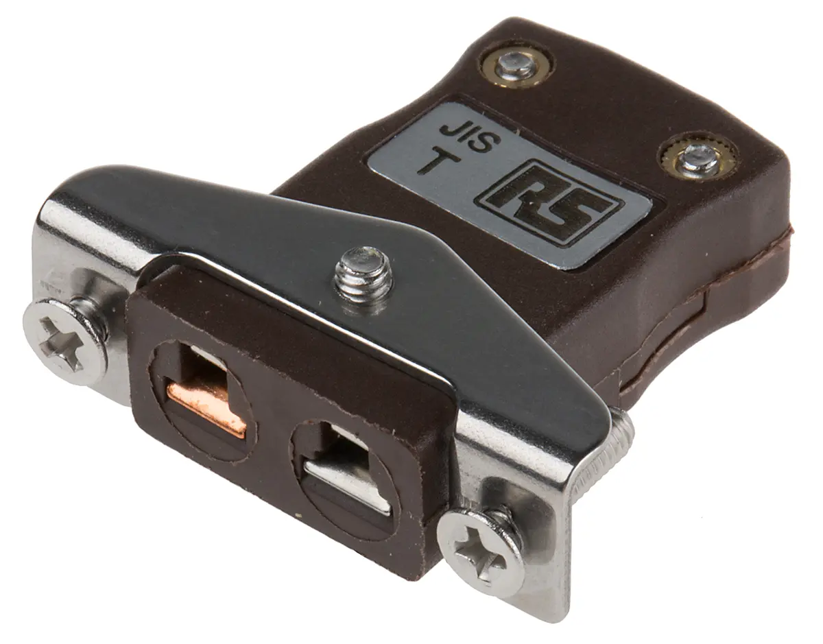 Produktfoto 1 von RS PRO Miniatur Thermoelement-Steckverbinder Steckbuchse für Thermoelement Typ T