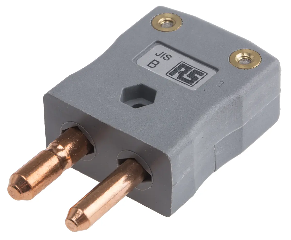 Produktfoto 1 von RS PRO Standardgröße Thermoelement-Steckverbinder Stecker für Thermoelement Typ B
