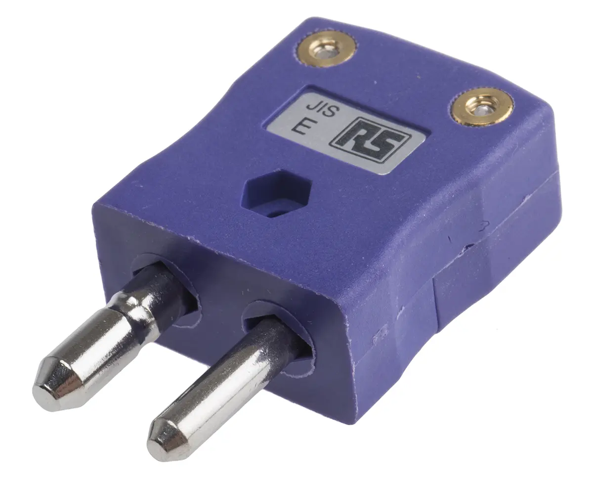 Produktfoto 1 von RS PRO Standardgröße Thermoelement-Steckverbinder Stecker für Thermoelement Typ E