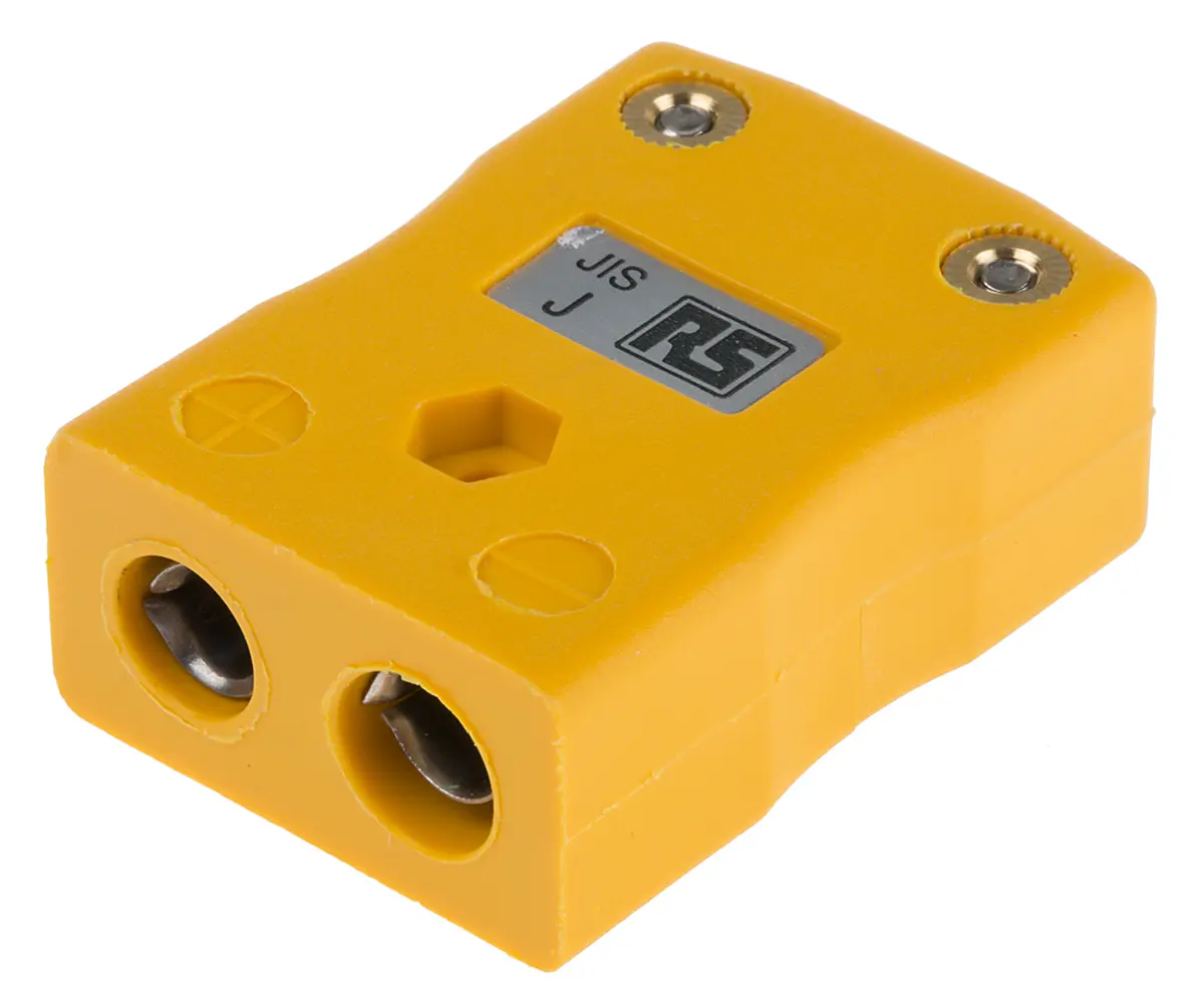 Produktfoto 1 von RS PRO Standardgröße Thermoelement-Steckverbinder Steckbuchse für Thermoelement Typ J