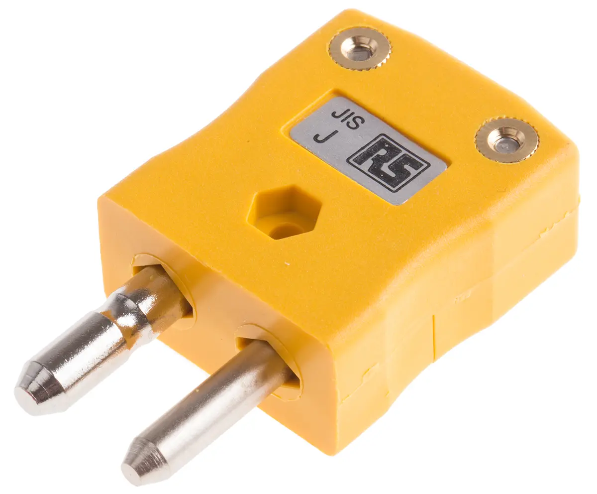 Produktfoto 1 von RS PRO Standardgröße Thermoelement-Steckverbinder Stecker für Thermoelement Typ J