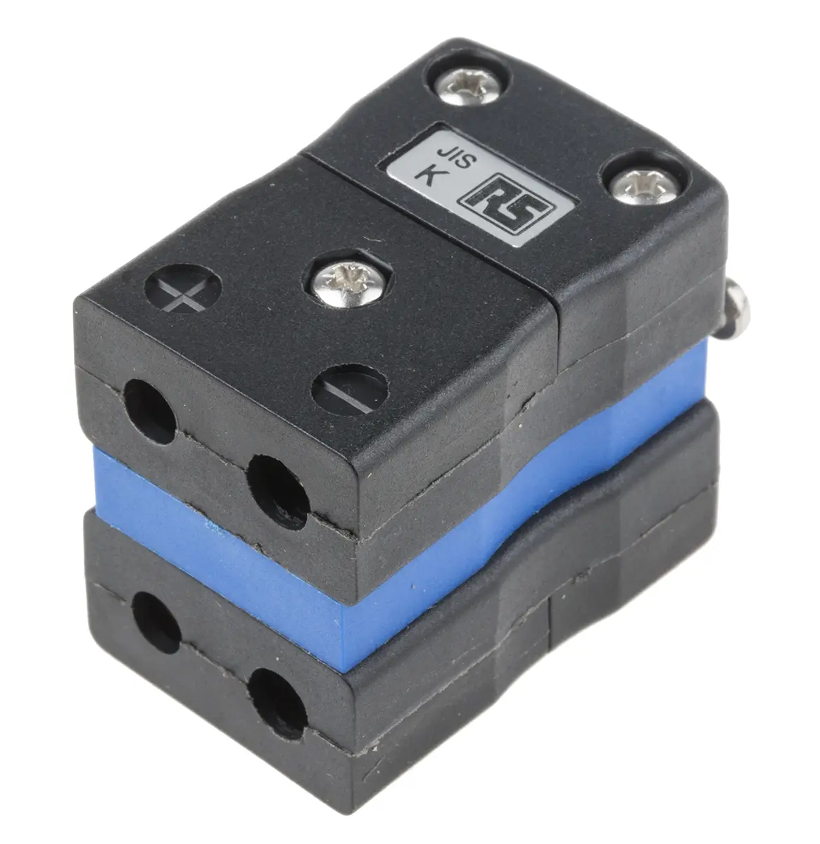Produktfoto 1 von RS PRO Standardgröße Duplex-Buchsensteckverbinder für Thermoelement Steckbuchse für Thermoelement Typ K