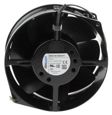 Produktfoto 1 von ebm-papst W2S130 Axiallüfter, Kugel, 115V ac / 38 W 560 mA, 2800 U/min, 320 m³/h IP20 172 mm 55mm 55 mm